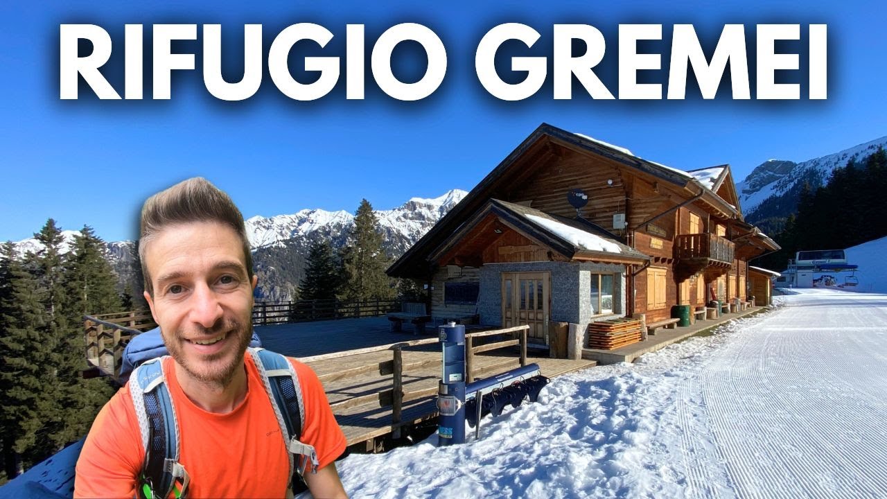 RIFUGIO GREMEI da Piazzatorre 🏡 Escursione invernale in Valle Brembana