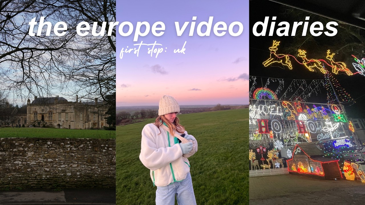 pre-Christmas in the uk | Christmas lights and exploring the Cotswolds