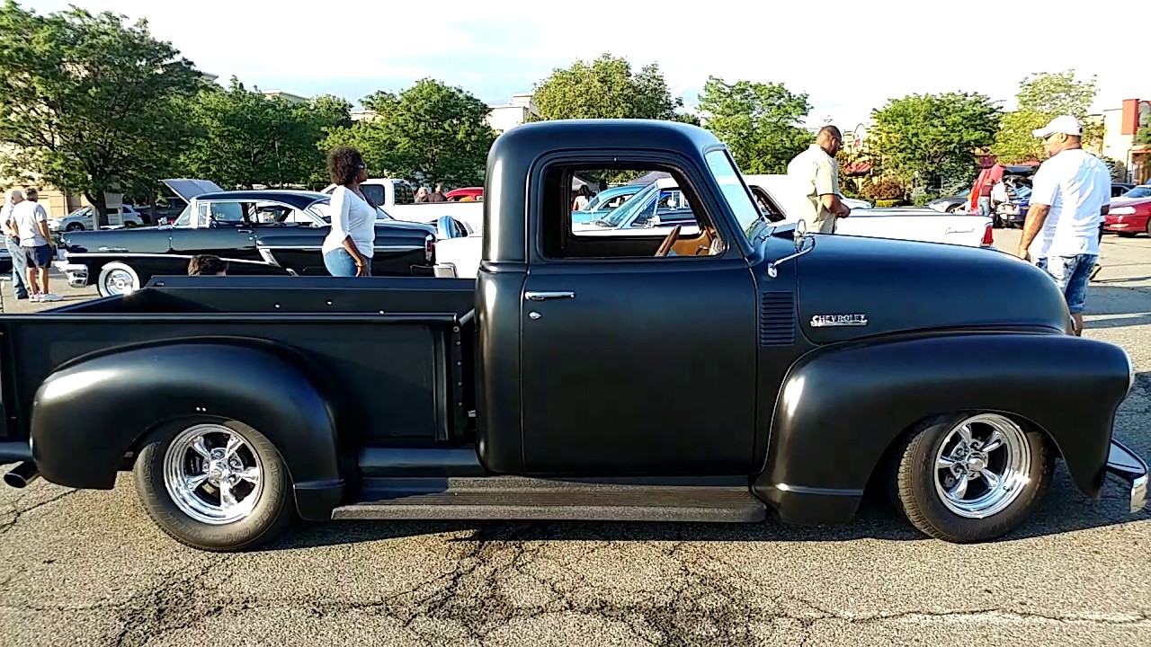1949 FLAT BLACK CHEVROLET 3100 PICKUP TRUCK