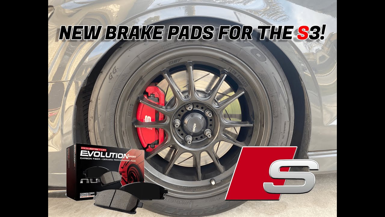 HOW TO Replace BRAKE PADS on a AUDI S3 GOLF R ! EASY STEPS ( FRONT )