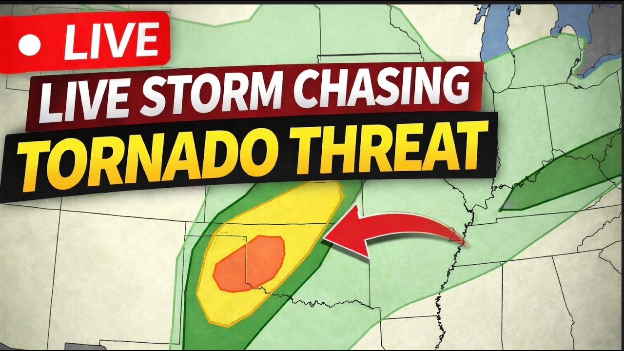 LIVE TORNADO CHASING OKLAHOMA TEXAS!