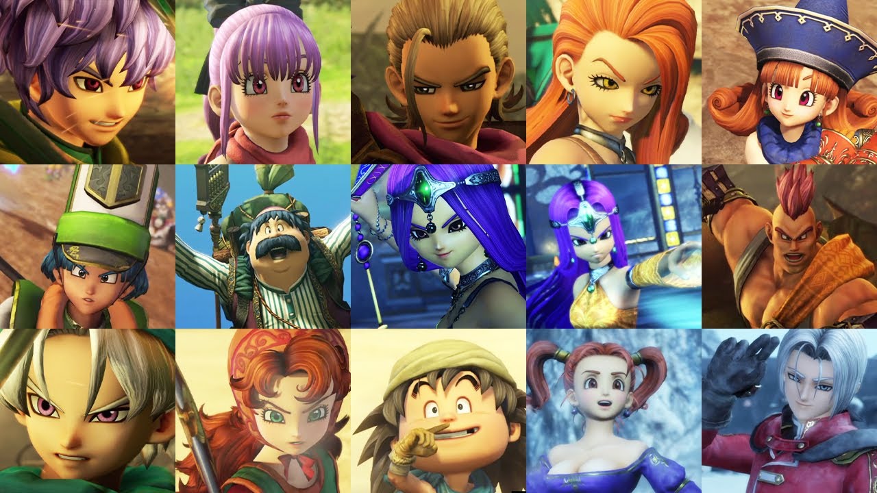 【完全版】ドラクエヒーローズ２ 歴代全キャラ必殺技集