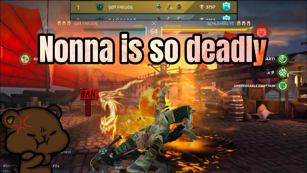 Even #1 struggles against Nonna!🐻 | Shadow Fight Arena | 