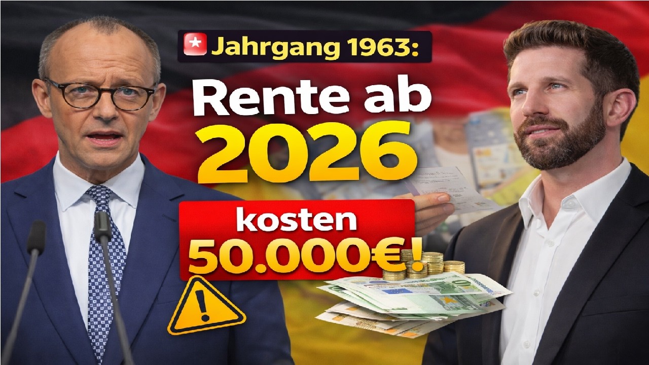 🚨 Jahrgang 1963: Rente ab 2026 – Diese 3 Fehler kosten dich 50.000€! | Rentenpolitik Deutschland