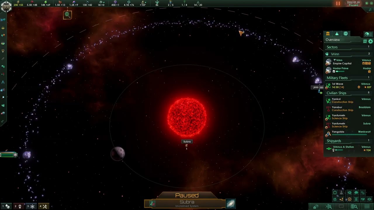 Before bed, let us bat instead. [Stellaris]