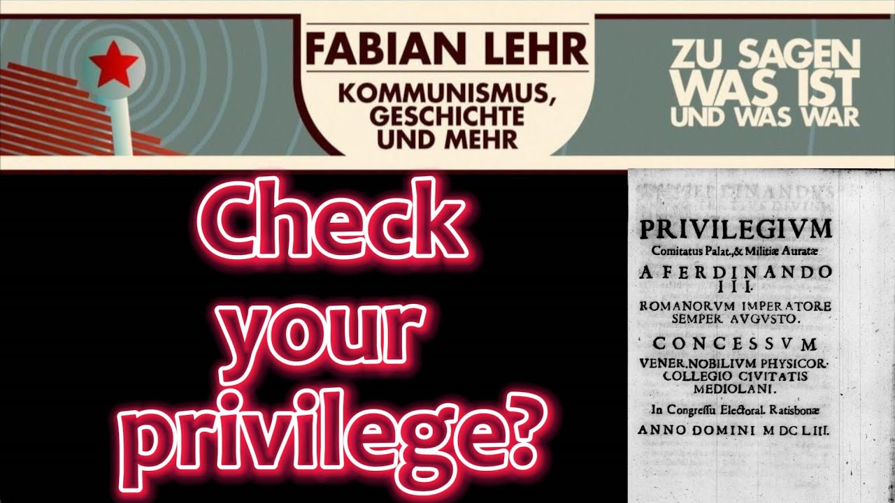 Check your privilege?