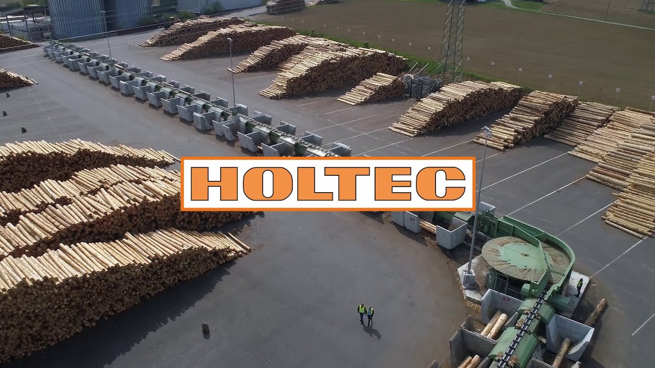 Holzwerke Weinzierl - Rundholzplatz von HOLTEC