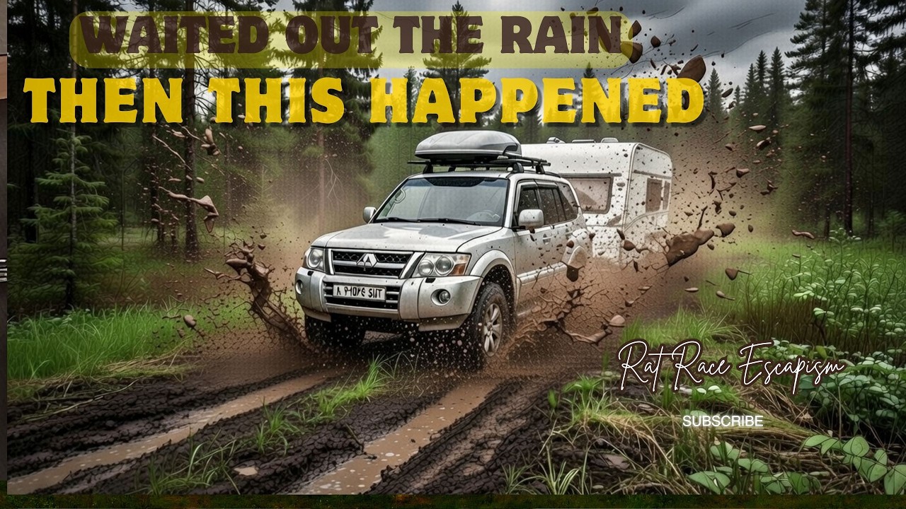 “5 Days of Rain Turned Into a Mud Adventure | Caravan Life Sweden”