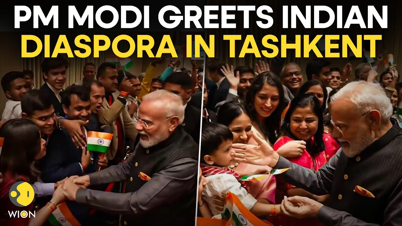 LIVE: PM Modi Greets Indian Diaspora In Uzbekistan Amid &lsquo;Modi Modi&rsquo; Chants | Uzbekistan | PM Modi