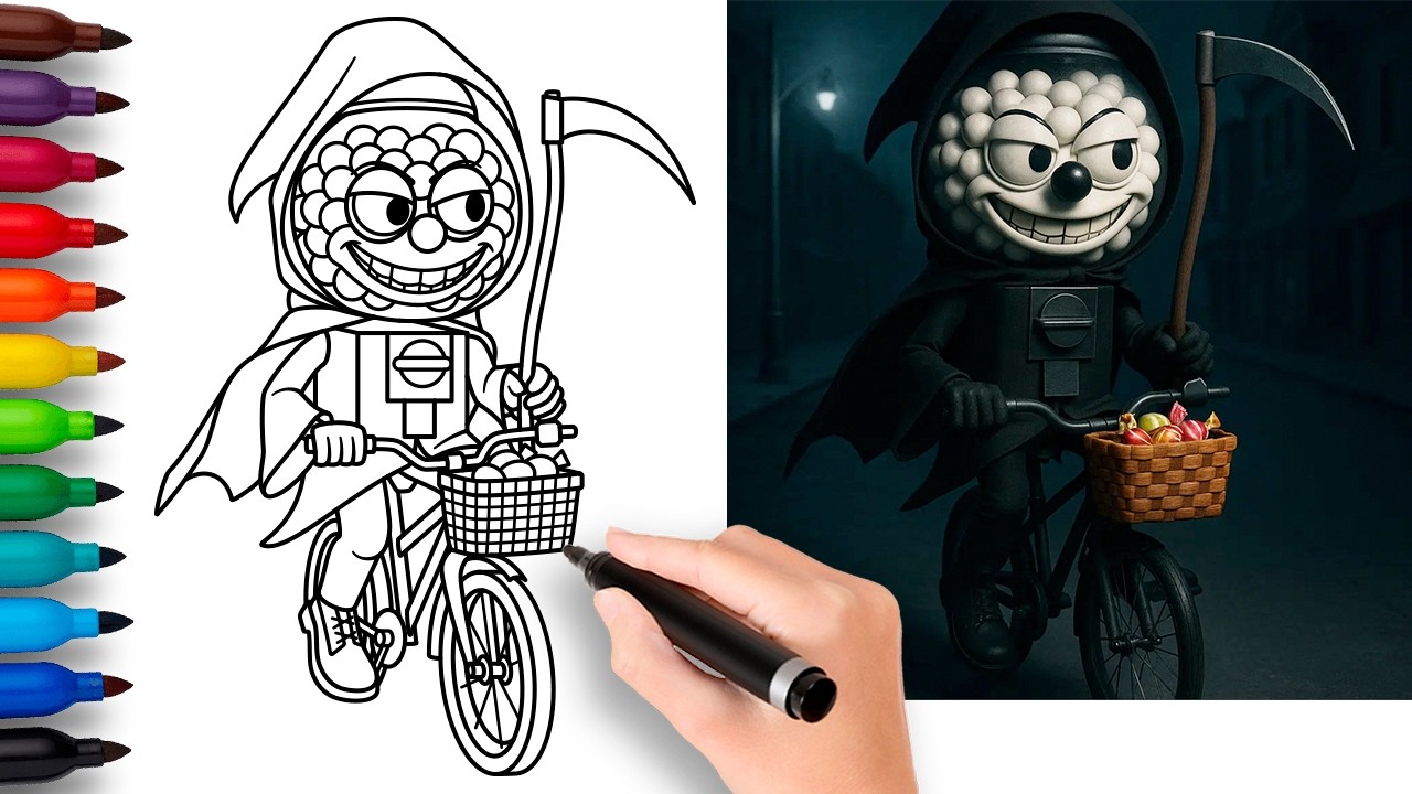 COMO DIBUJAR a MIETETEIRA BICICLETEIRA | Italian Brainrot Animals - f&aacute;cil y r&aacute;pido dibujo