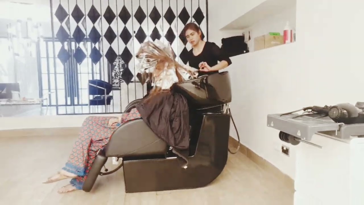 Hair Transformation | Jugno's Salon | Cut + Baby light's | Areej Anees 💇&zwj;♀️