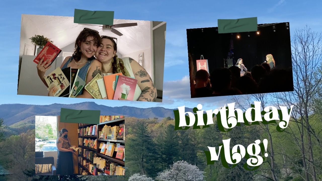 21st birthday vlog! 🎉 michelle zauner reading, book shopping, and more!