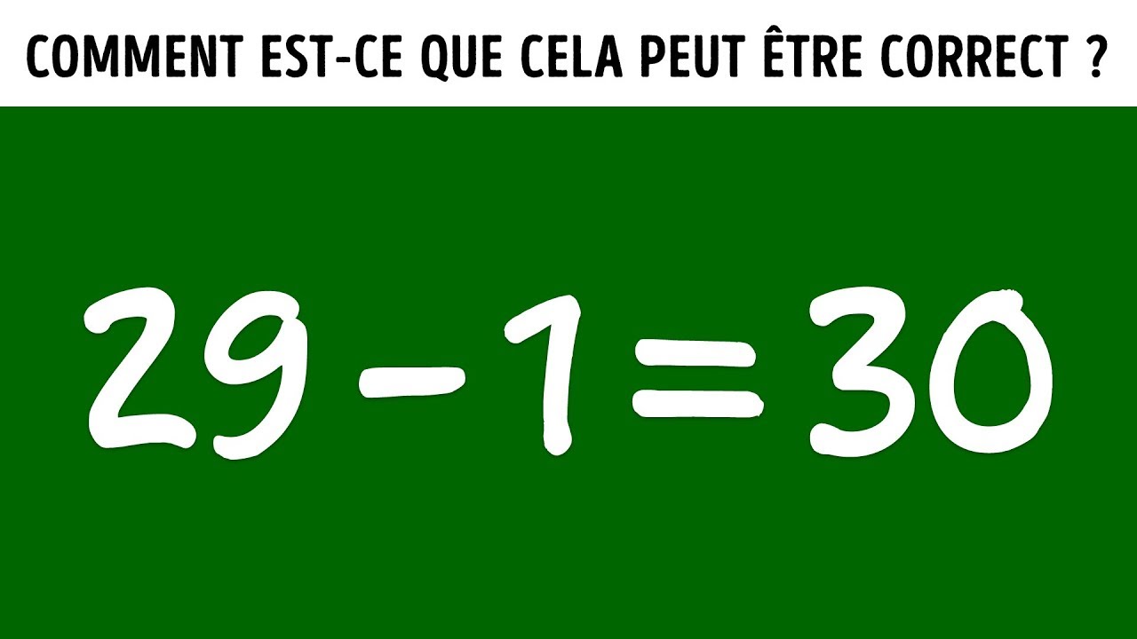 10 Casse-Têtes Mathématiques Qui te Laisseront Perplexe