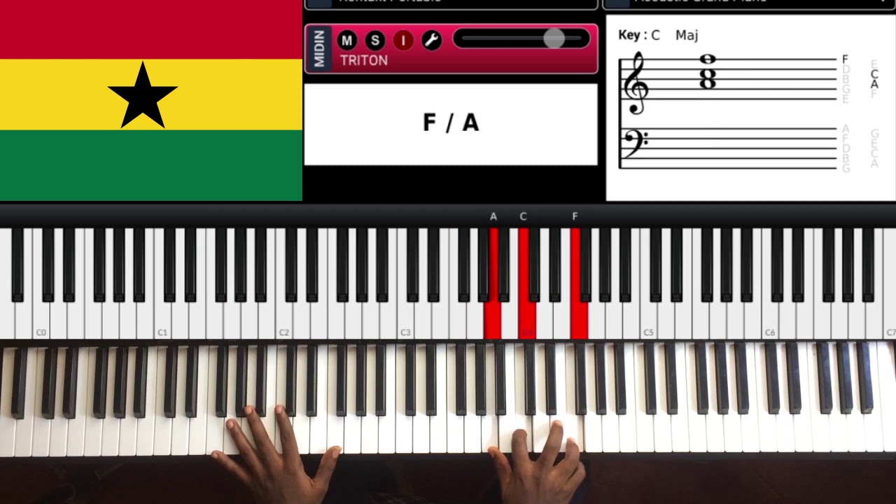 Ghanaian Worship Movements For Beginners Piano Tutorial