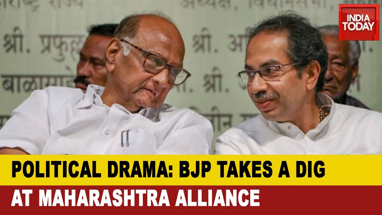 Political Turmoil: BJP attacks Maharashtra Alliance After Sena Compares Congress To Squeaking Cot