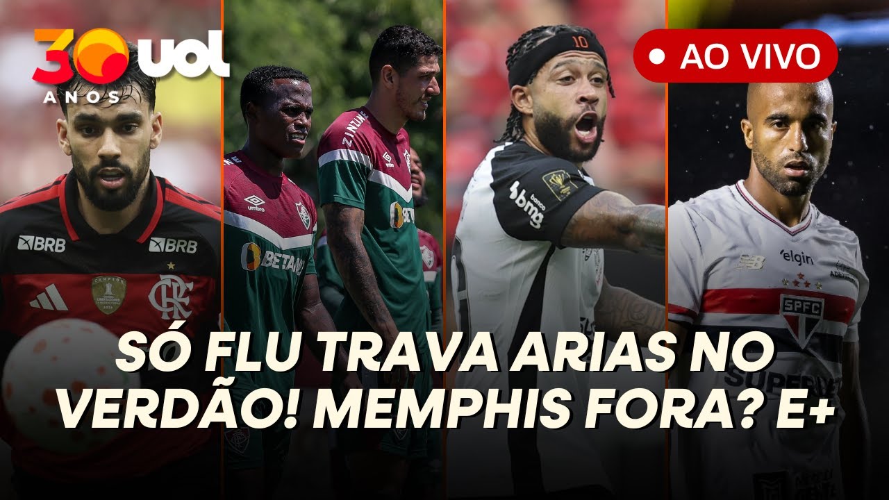 PALMEIRAS SE ACERTA COM ARIAS E VINDA SÓ DEPENDE DO FLU; NINO TAMBÉM? MEMPHIS DE SAÍDA? FLAMENGO E+