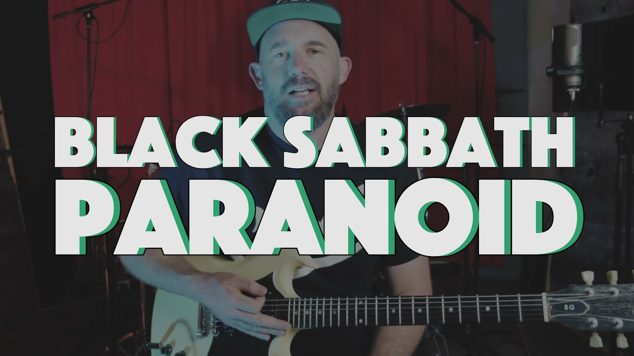 Black Sabbath Guitar Lesson Paranoid Solo