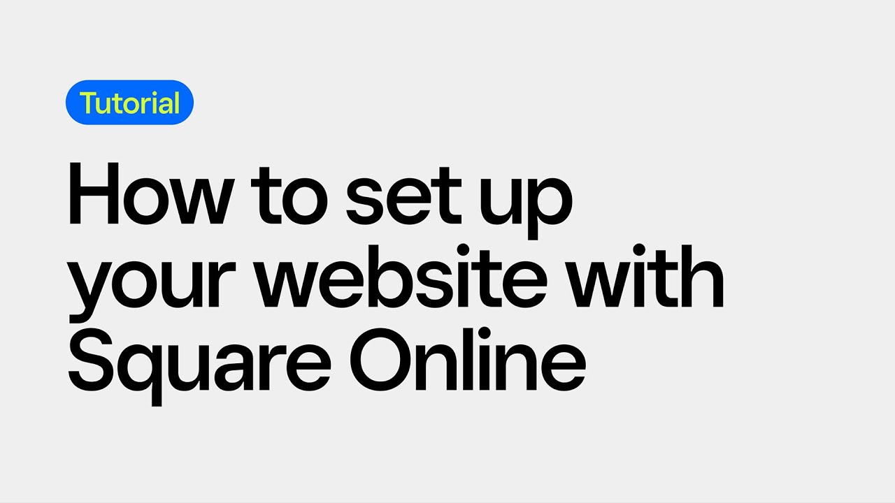 Как настроить свой сайт с помощью Square Online