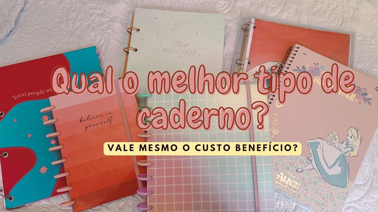 Caderno argolado, de disco ou fichario? ~ Não compre antes de ver esse vídeo 🥰