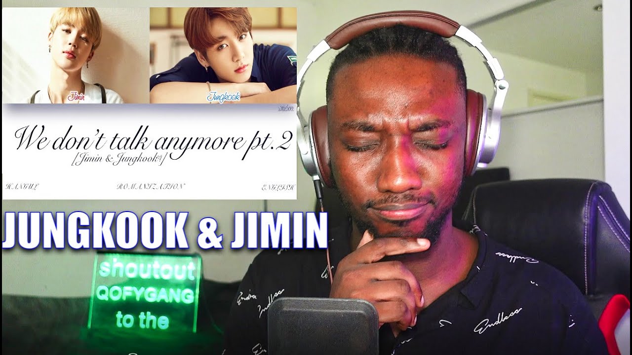 BTS (Jimin & Jungkook (지민 & 정국)) - We don't talk anymore | SINGER REACTION & ANALYSIS