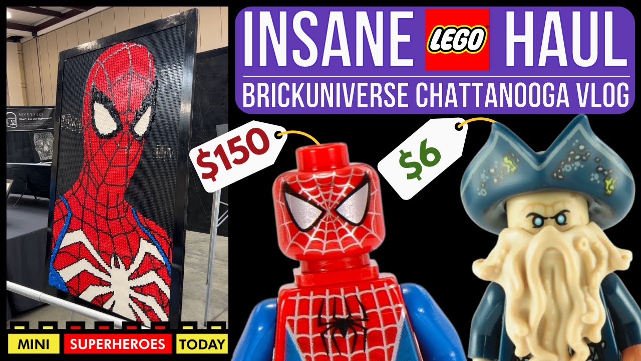 INSANE LEGO Haul from BrickUniverse Chattanooga - VLOG