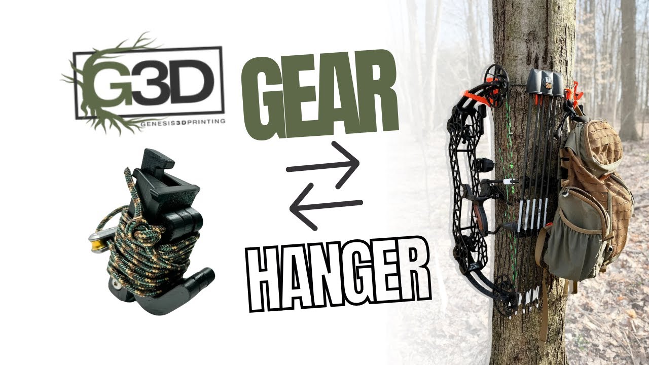 Gear Hanger System | 3D Printed Bow Hanger