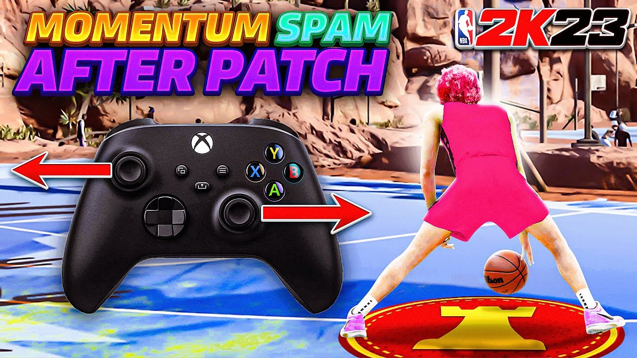 How to MOMENTUM SPAM after PATCH 2 in NBA 2K23 + HANDCAM