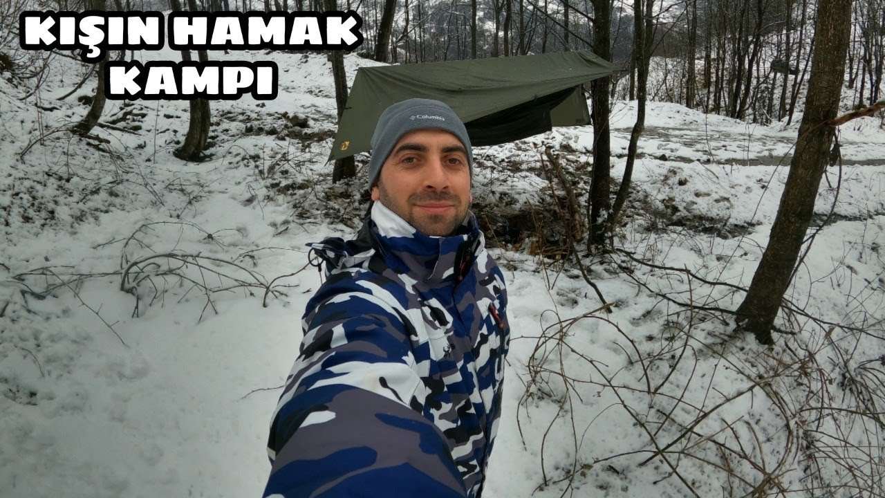 KIŞIN HAMAK KAMPI/AŞIRI KAR YAĞIŞI ALTINDA HAYATTA KALMAK/WINTER CAMPİNG