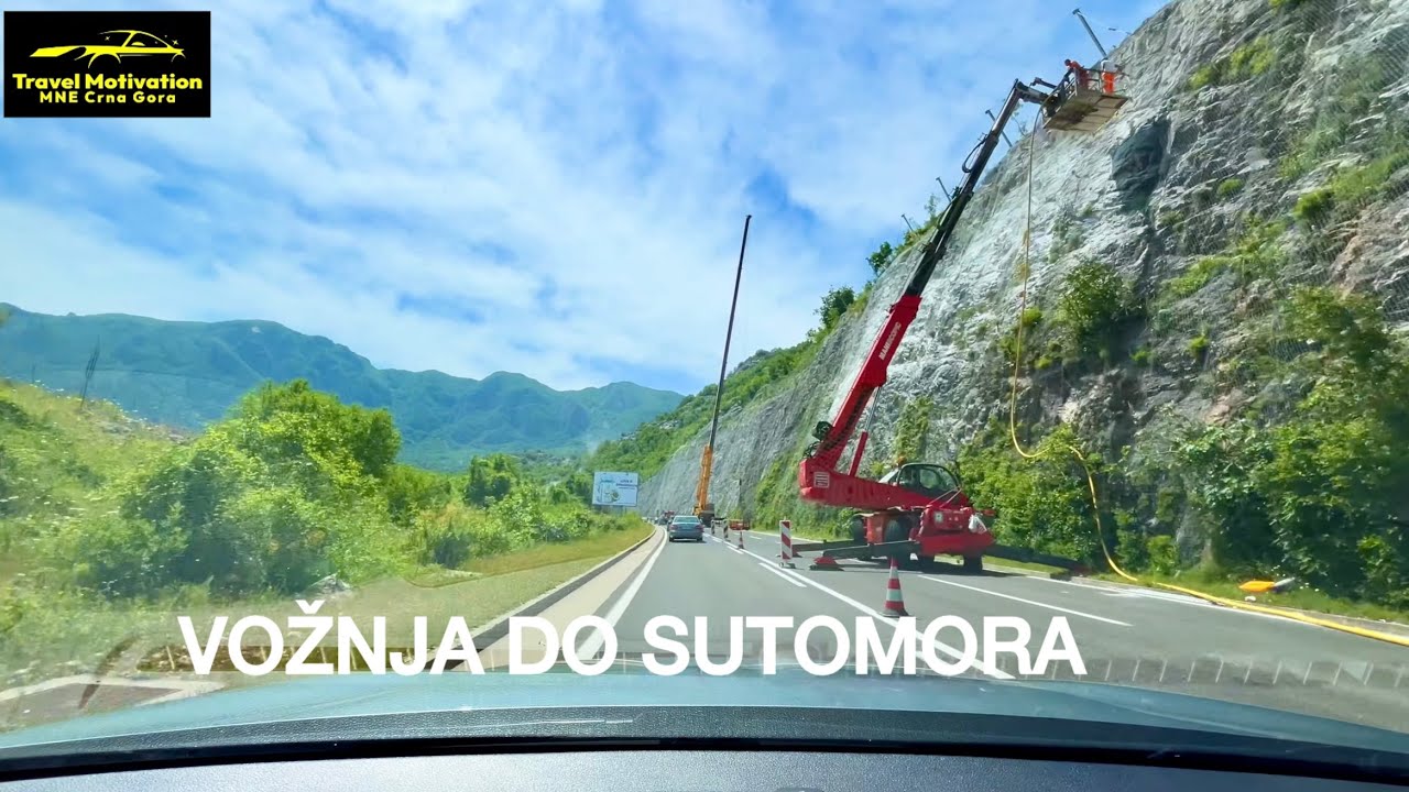 Vožnja do SUTOMORA kroz tunel SOZINA u Maju 2025 - Driving to SUTOMORE via SOZINA in 4K, Crna Gora