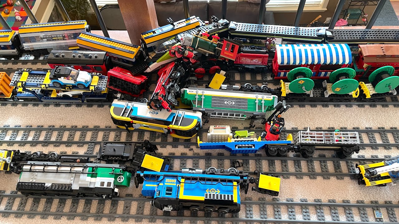 Lego Train Crash Compilation # 2