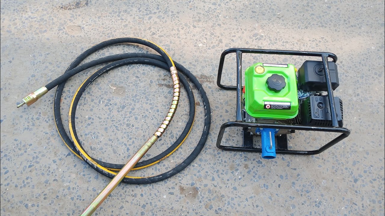 Concrete vibrator shaft 35/6 with petrol 7 hp engine euro tech 