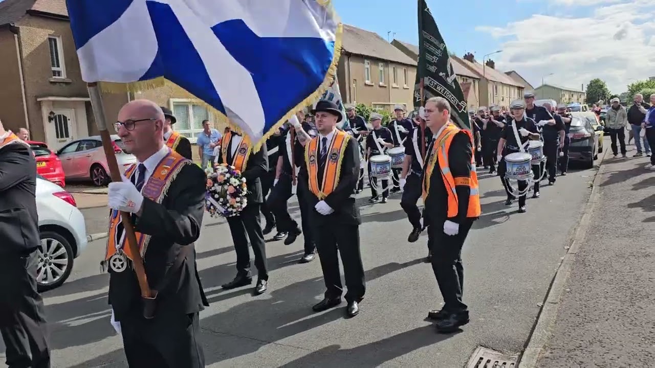 Pride O The Grange Volunteers F.B Morning Parade Grangemouth 29/06/24