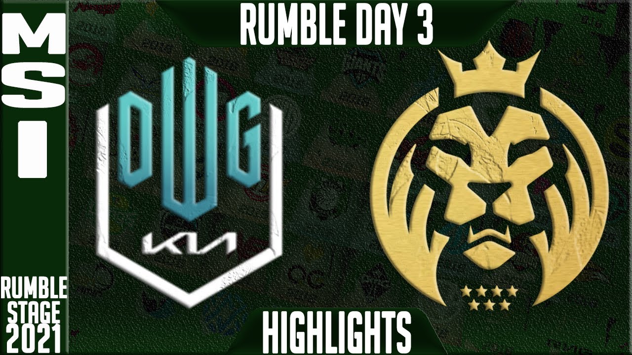 DK vs MAD Highlights | MSI 2021 Rumble Group Day 3 | Damwon KIA vs MAD Lions