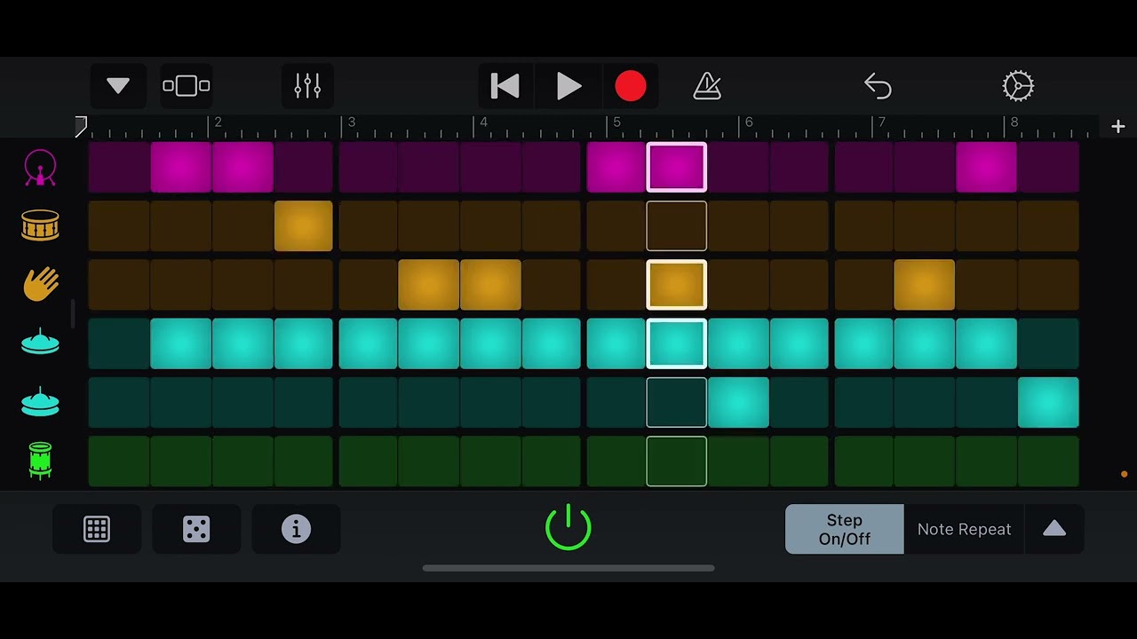 How to create a simple beat in GarageBand using the Beat Sequencer feature