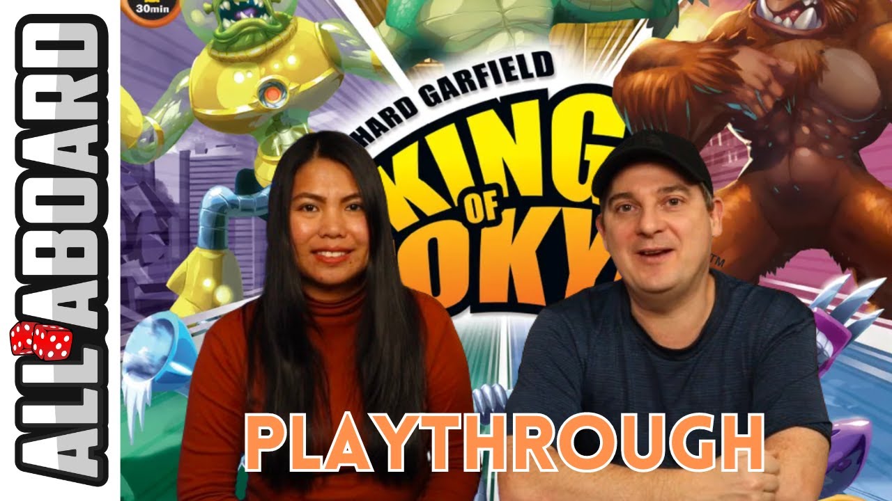 KING OF TOKYO | Boardgame | How to Play and Full 2-Player Playthrough