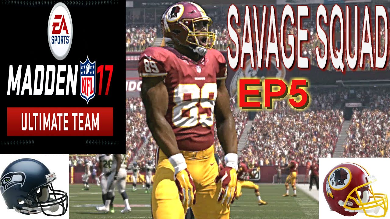 OMG flashback Jared cook breaks for a 85 yard run madden 17  savage squad game 2