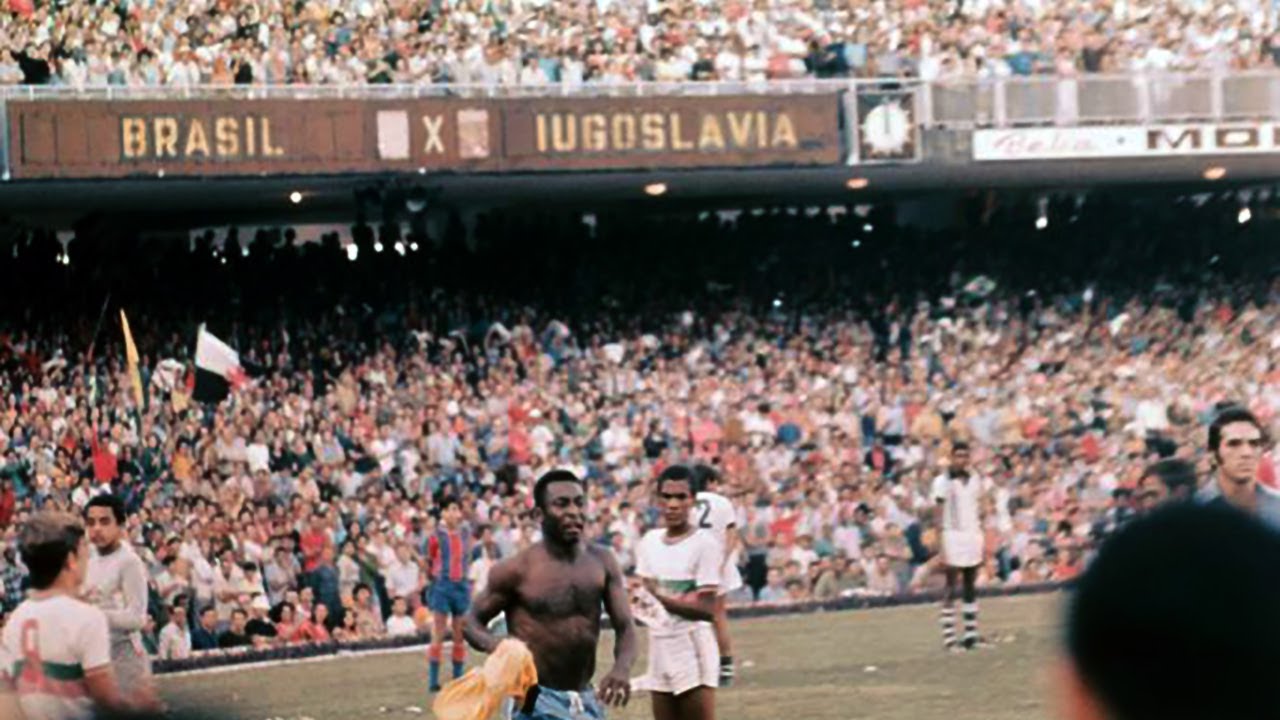 Pele vs Yugoslavia - last international match (1971.)