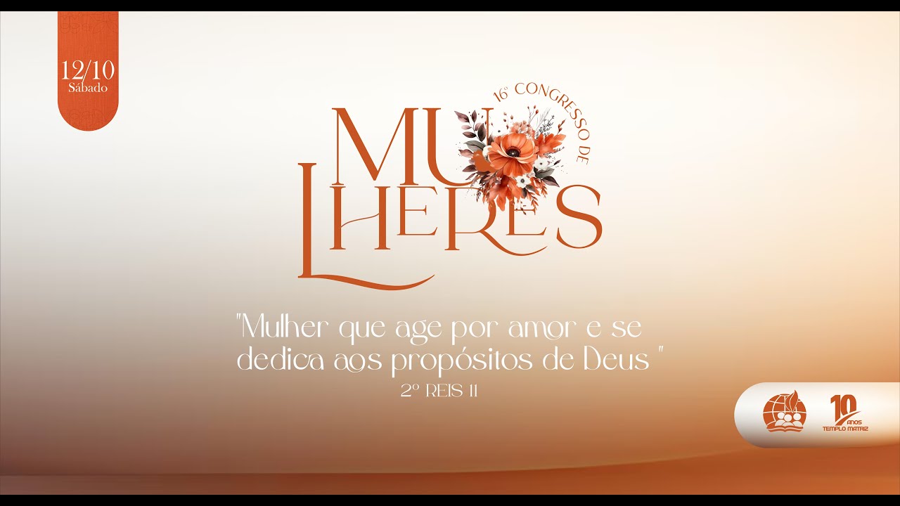 16° CONGRESSO DE MULHERES DA IEADPE TORITAMA 12/10/2024.