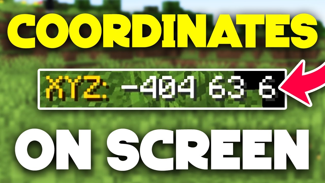 How to Show Coordinates Permanently on Screen in Minecraft Java - 2025