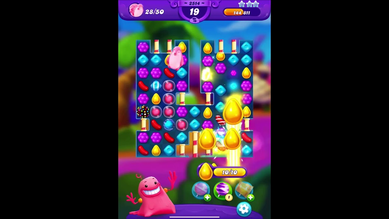 Classic level 2514, ⭐️⭐️⭐️ ranked No.1 #candycrushfriends #games