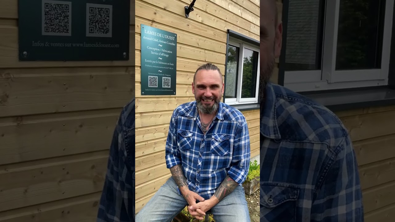 Storytelling Arnaud Gidel artisan coutelier Lames de l'Ouest