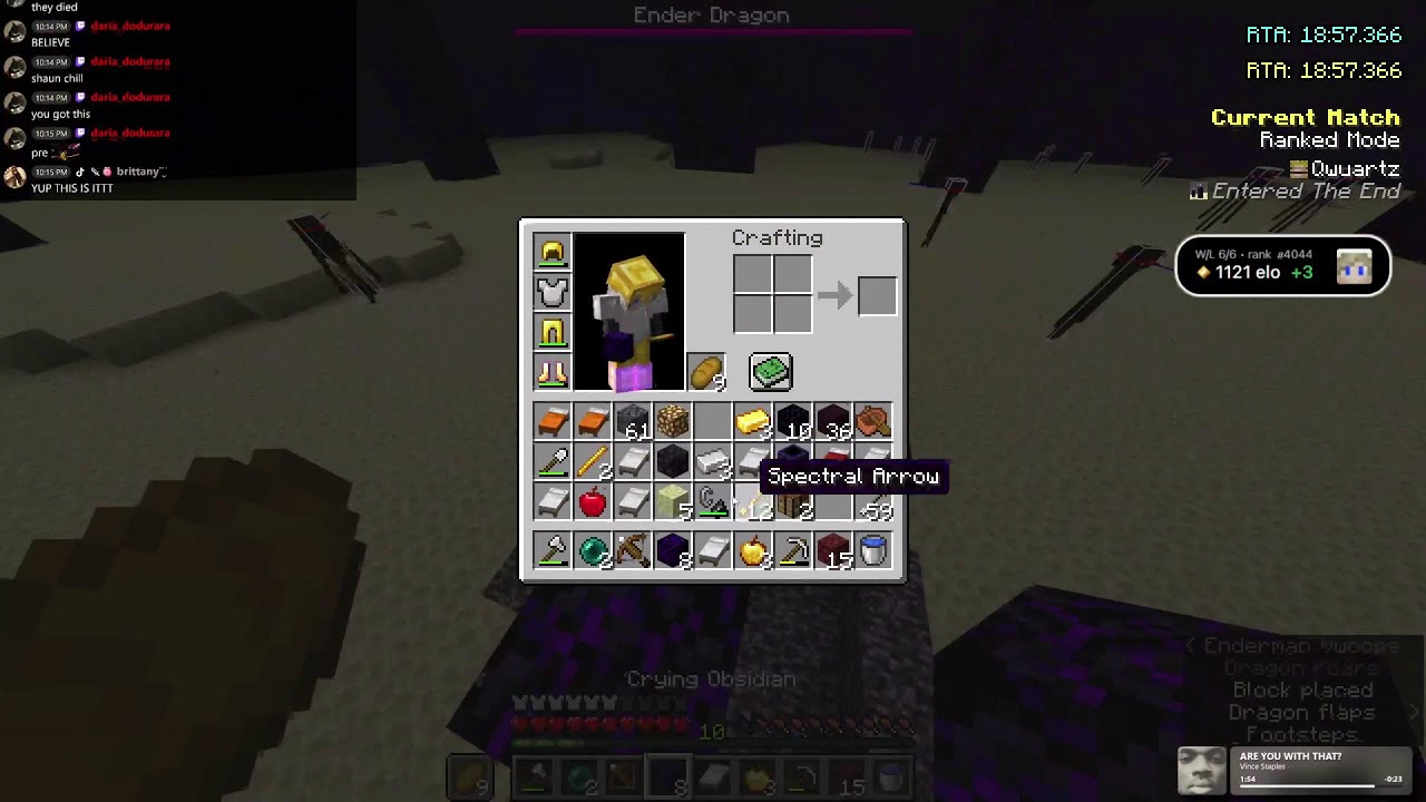 testing some new stream settings (mcsr ranked)