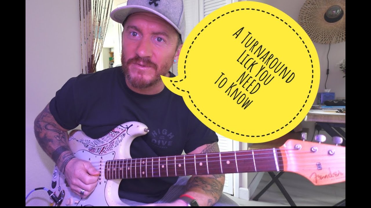 Blues Guitar lesson | A turnaround lick you NEED to know !