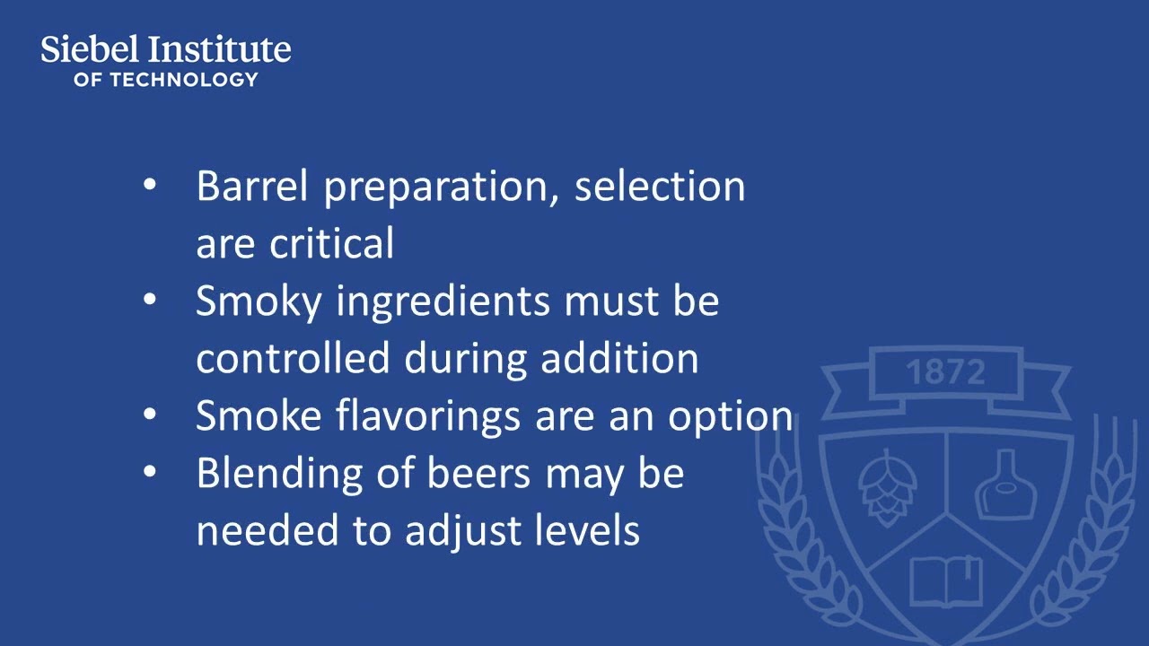 Smoky - Beer sensory characteristics, causes and control factors