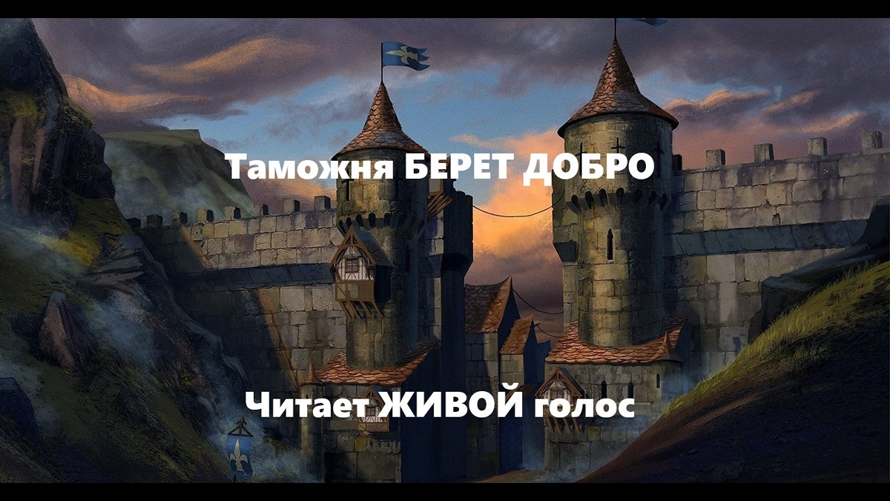 Таможня БЕРЕТ ДОБРО. Читает ЖИВОЙ голос (Гл 2 ч 4)