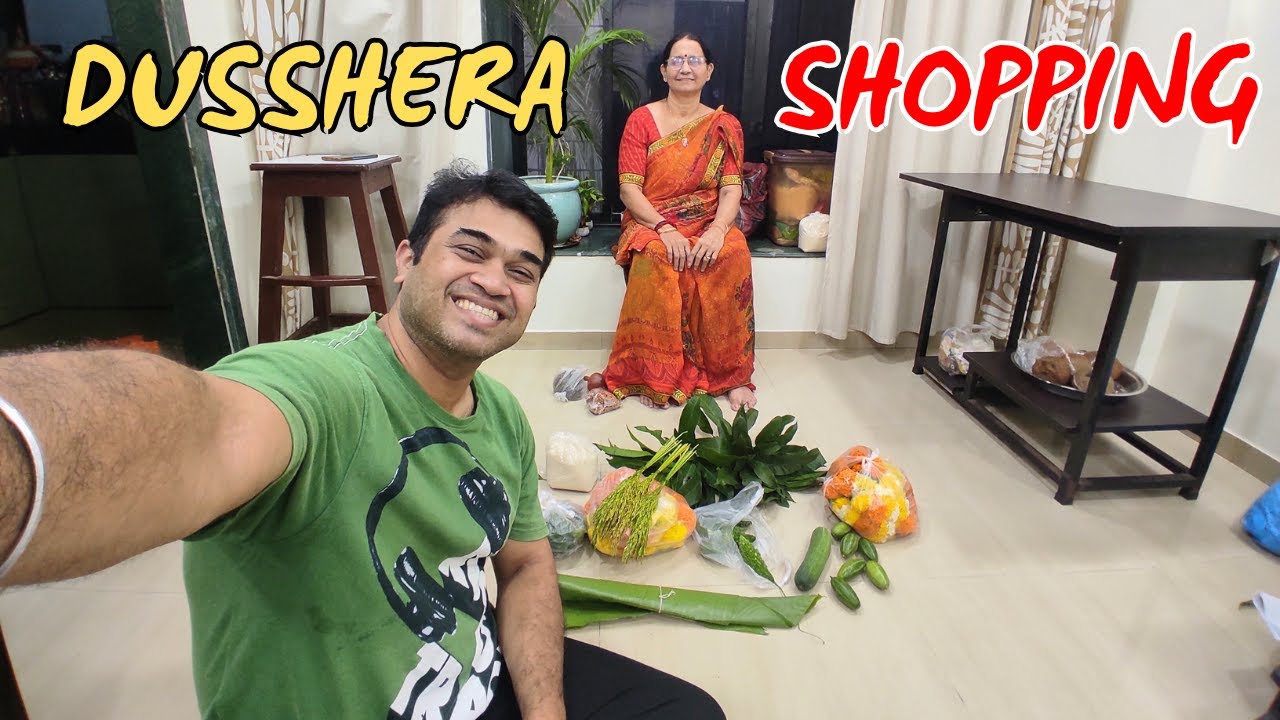 Dusshera Shopping | Konkani Vlog | Ganesh Kini