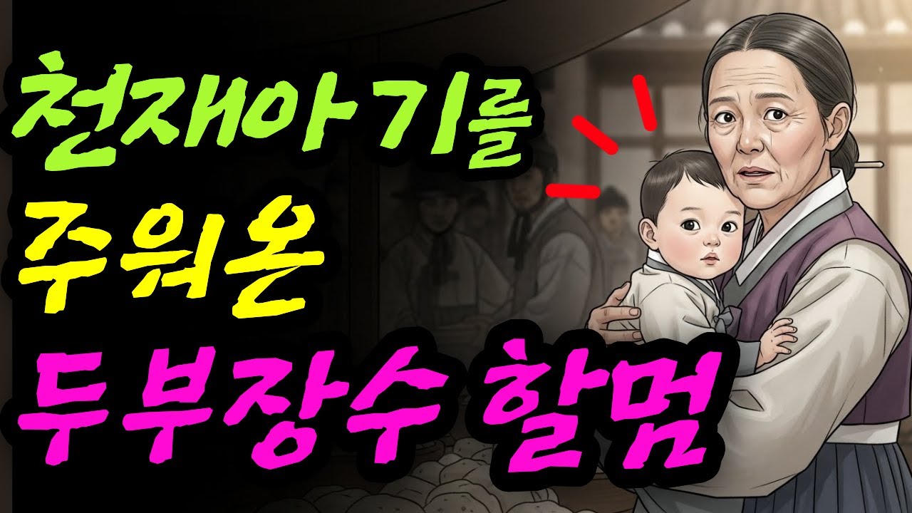 두부장수 할멈이 주워온 천재아기 야담 민담 전설 설화 사연 옛날이야기 오디오북