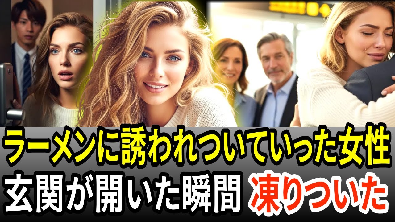 ラーメンを誘った日本人男性についていったアメリカ人女性、玄関のドアが開いた瞬間その場で凍りついた理由