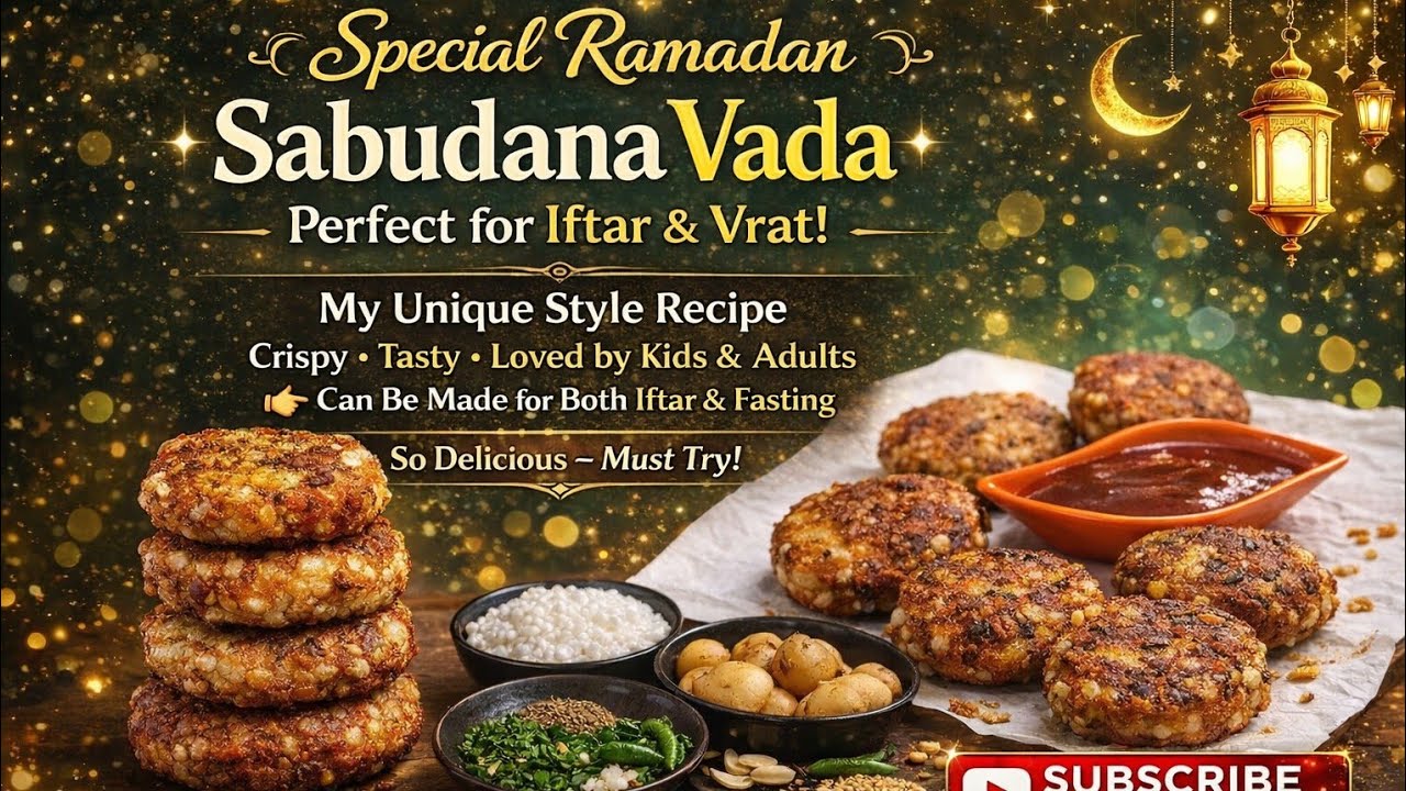 Special ramadan sabudana vada perfect for iftar n vrat/ sabudana vada banane ka asan tariqa / 