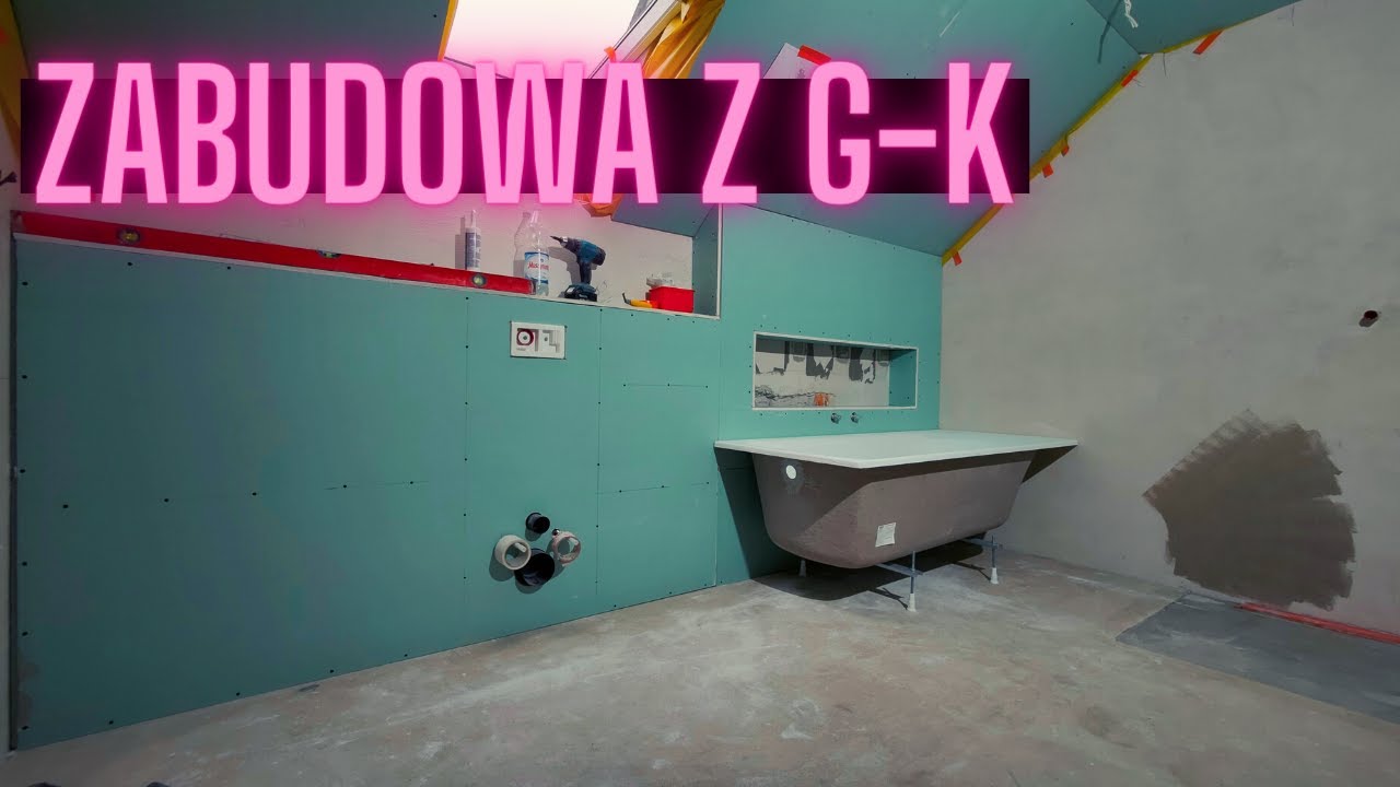 Jak zrobić zabudowę z płyt gk w łazience. Ogrzewanie podłogowe nie straszne